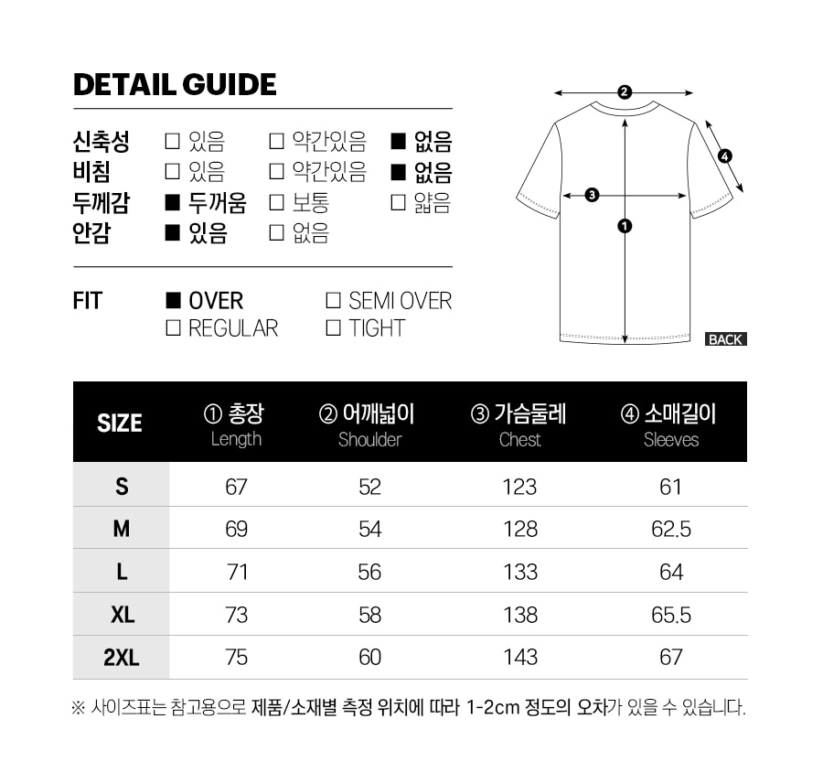 사이즈가이드 이미지